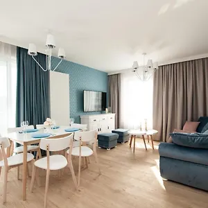 Komfortowy Pastelowy - 2 Sypialnie Apartament Kołobrzeg